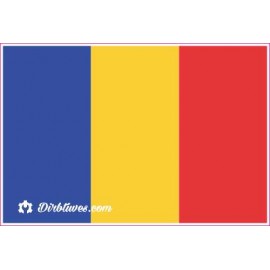 Nacionalinis vėliavos lipdukas - Rumunija